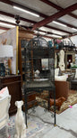 VINTAGE MAITLAND SMITH IRON BIRDCAGE WITH STAND