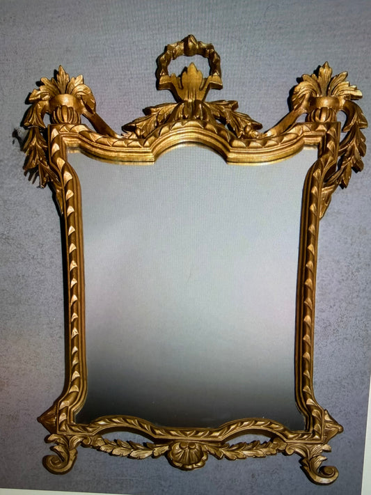 Sm French Gold Mirror 18x28.5"