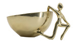 Figural Gold Bowl