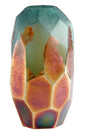 Roca Verde Green and Gold Vase Large 14”h