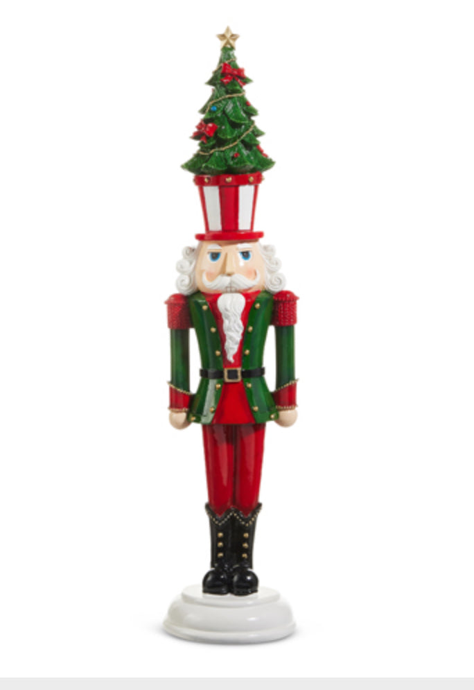 Nutcracker With Tree 23.5”h