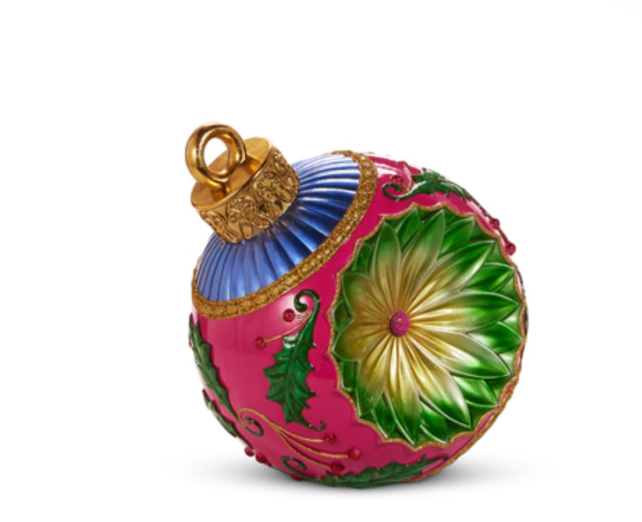 14" Vtg Multicolor Ornament