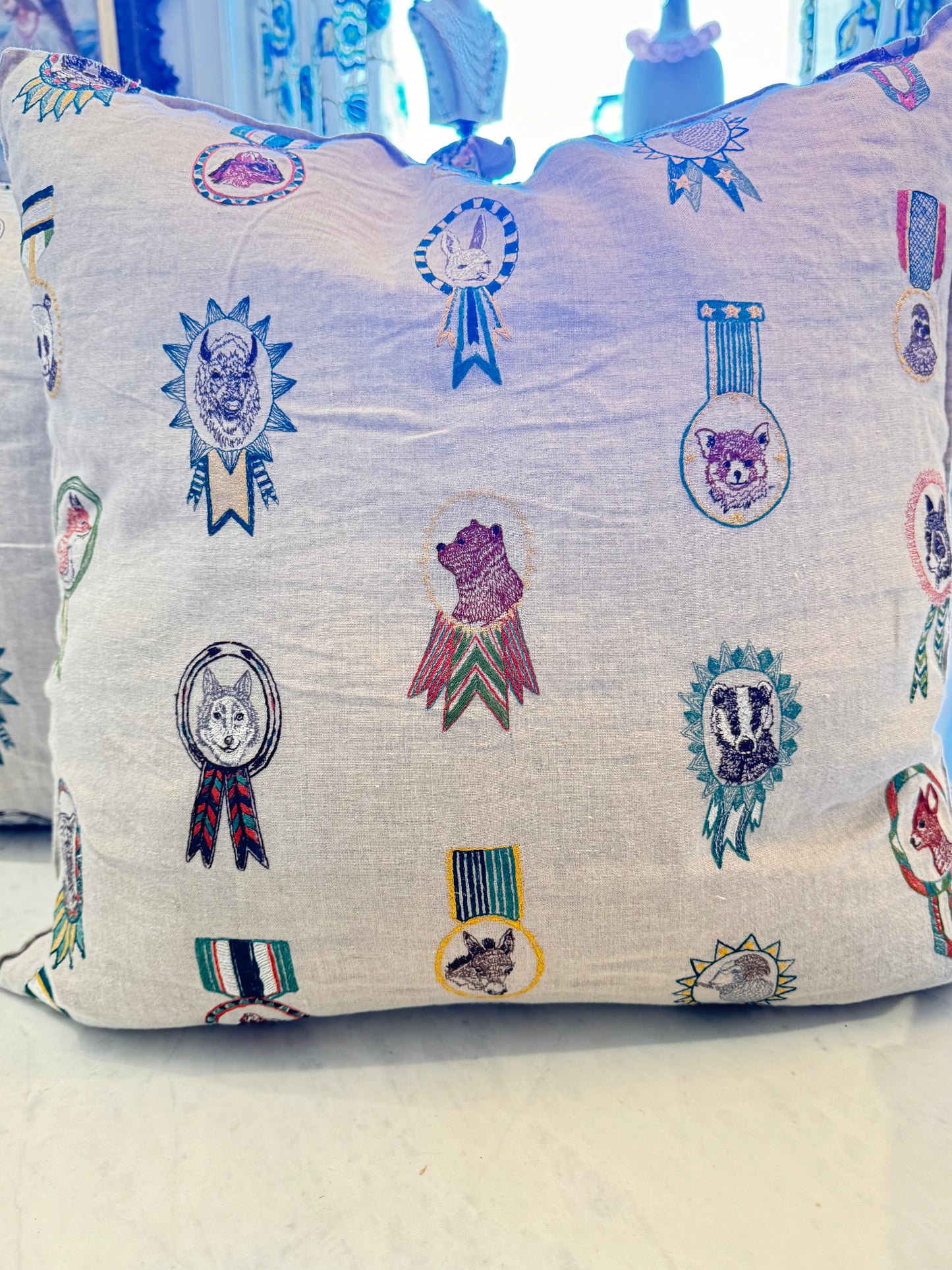 Coral & Tusk Pillow 16x16"