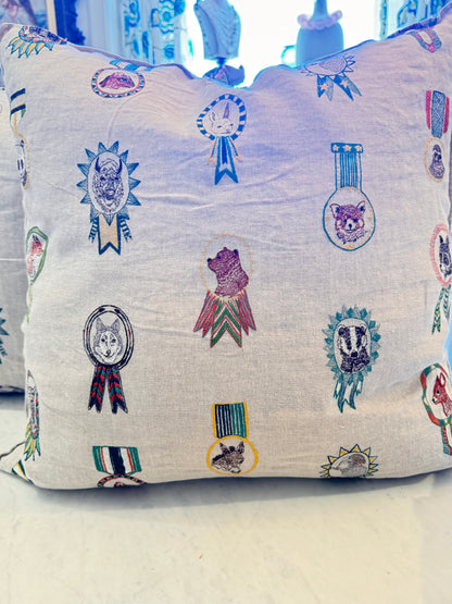 Coral & Tusk Pillow 16x16"