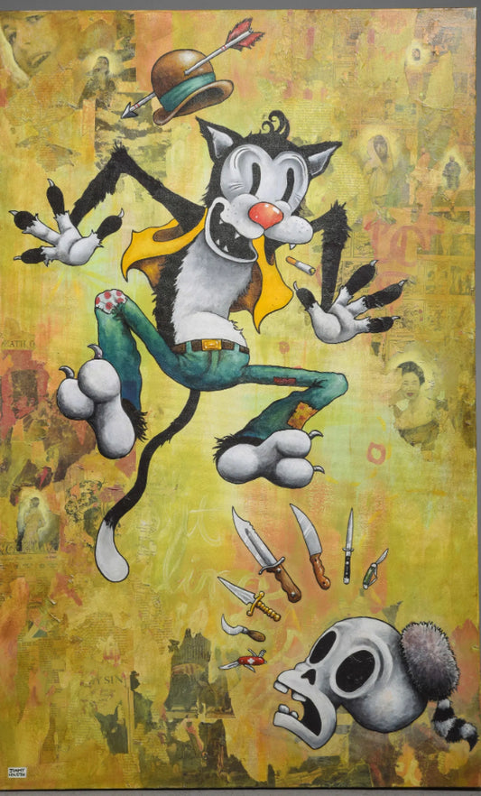Jimmy Houston "Jack Knife" 30x48"h