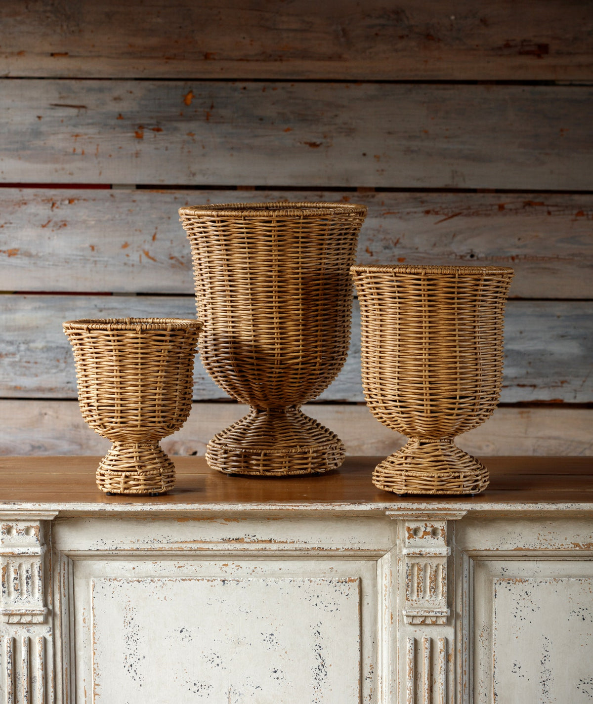Poly Weave Urns Set of 3
