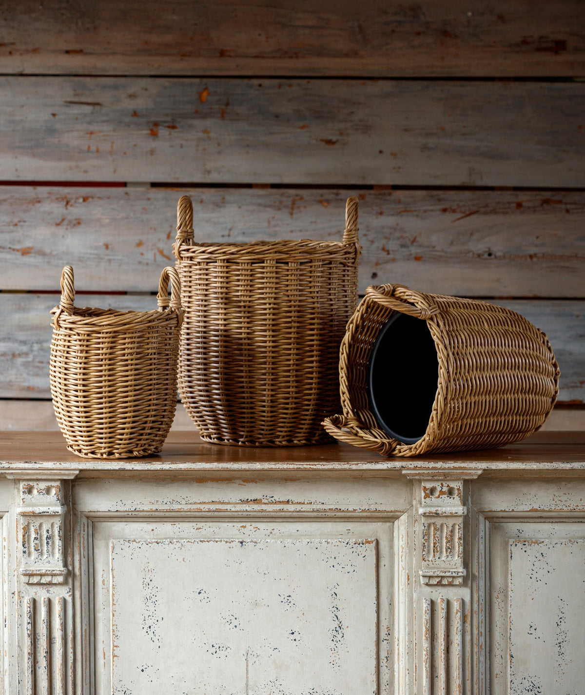 Poly Weave Plant Baskets Set of 3