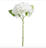 20" Real Touch Hydrangea White