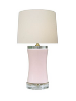 Pink Porcelain Mini Lamp 14.5"h