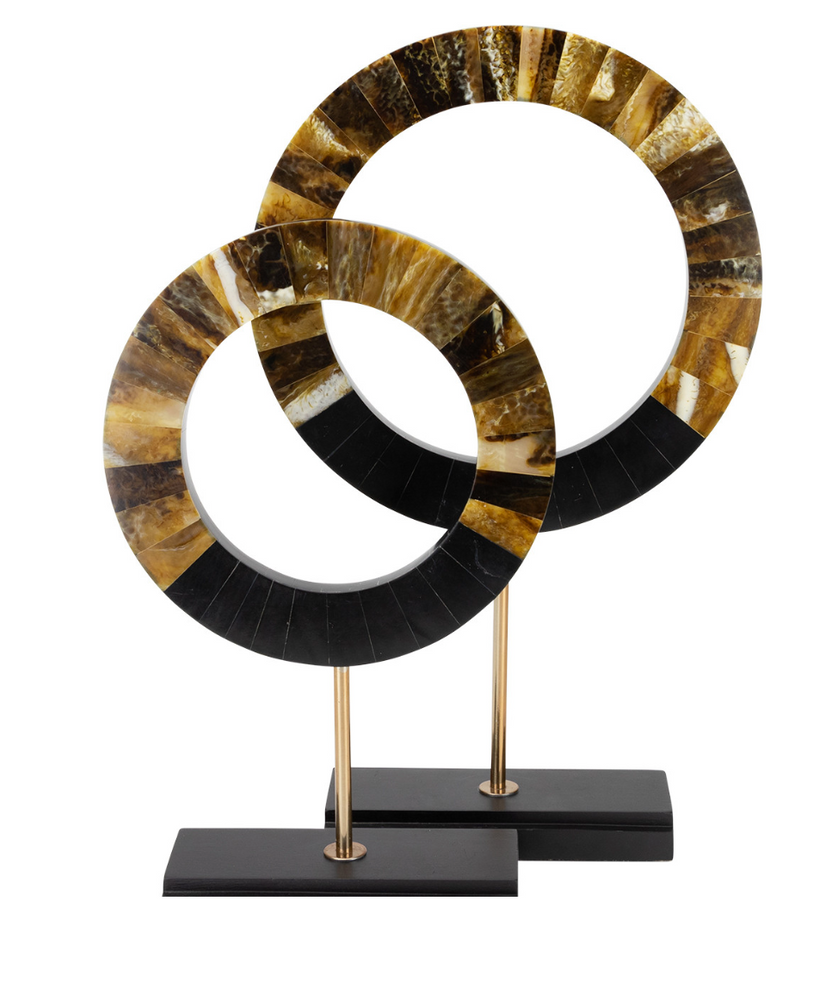 Magee Ring Sculpture SET/2 16"h & 20"h