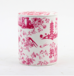 Pink & White Jar Candle