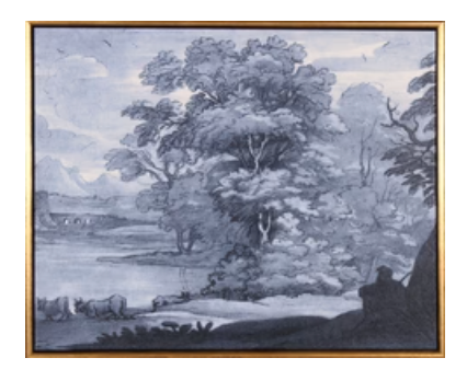 Pastoral Toile II 31x26"