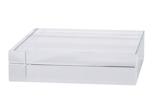 Square Crystal Riser 8"SQ x 2"H