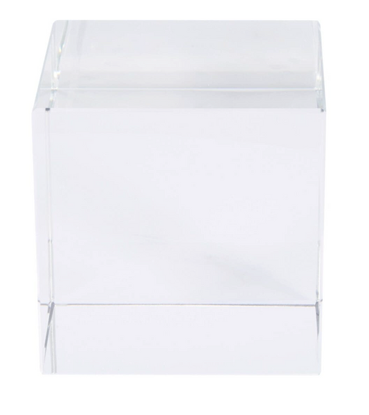 Crystal Cube Riser 6x6x6"h