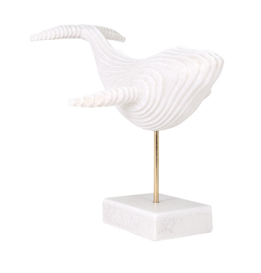 Humphery Whale Statue 17x11x13"h