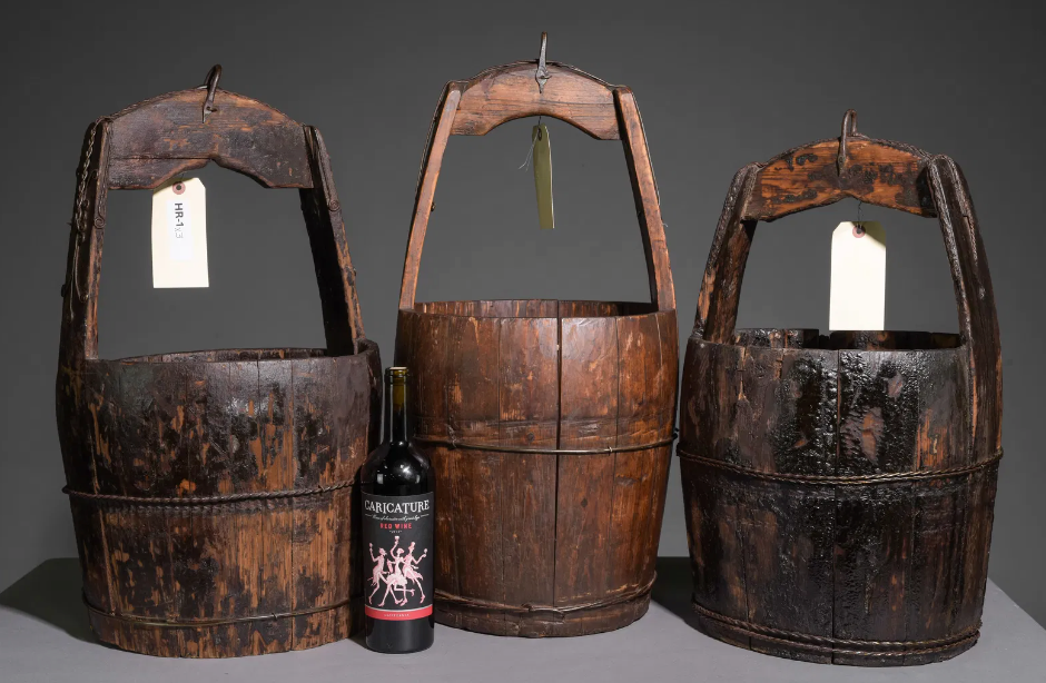 Antique Oak Well Bucket