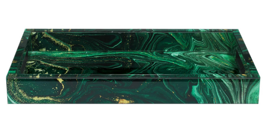 Interstellar Tray - Green. 17.5x9.75"