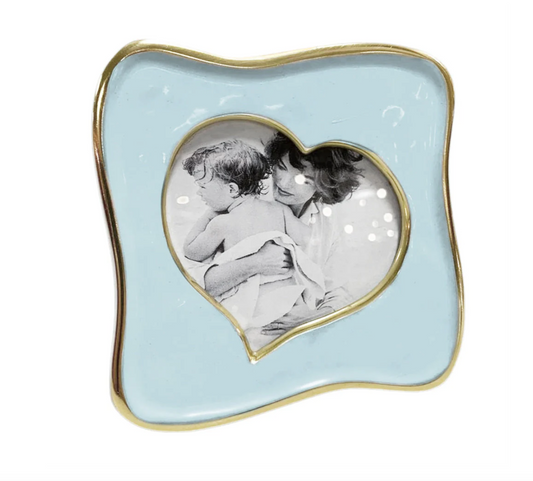 Encanto Curved Heart 5x5 Blue