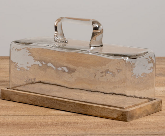 Cake Tray w/ Glass Cover