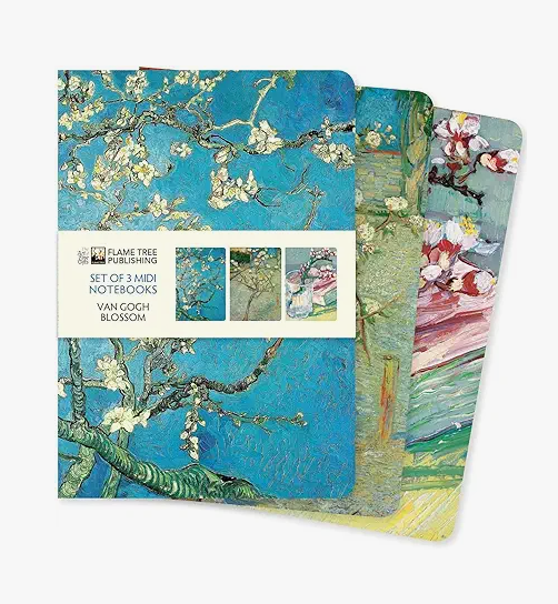 Vincent Van Gogh Blossom Notebooks Set/3