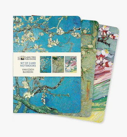 Vincent Van Gogh Blossom Notebooks Set/3