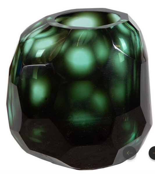 Emerald Vase 6"h