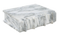 Novel Box Arabescato Marble 10x8x3"h