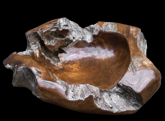 Giulio Teak Bowl 20x8"h