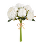 11" Real Touch White Peony Bundle