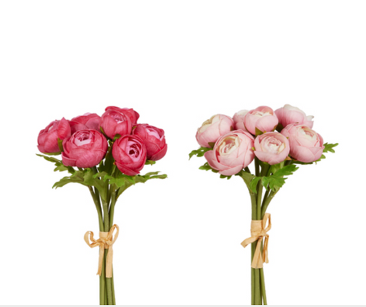 11" Soft Touch Ranunculus Bundle