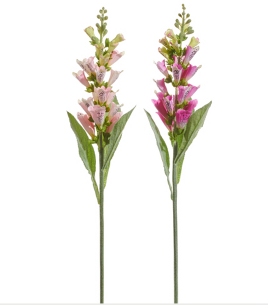 27.5" Pink Foxglove Spray