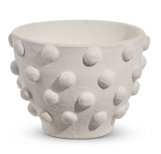 Hobnail Textured Planter 11.5x8"h