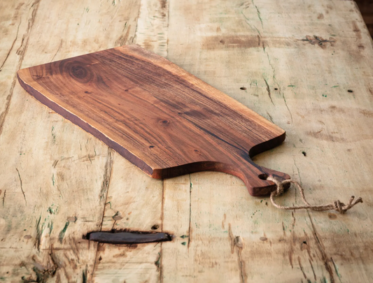 Wooden Live Edge Charcuterie Board