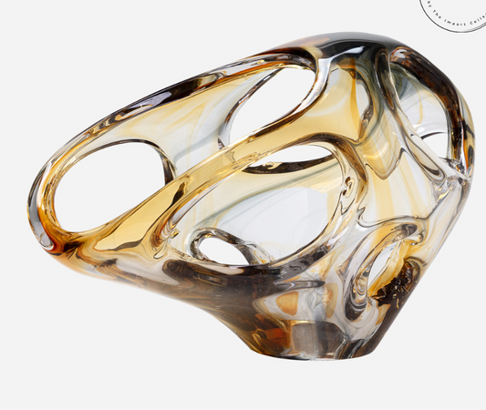 Bellari Art Glass Sculpture 11"h