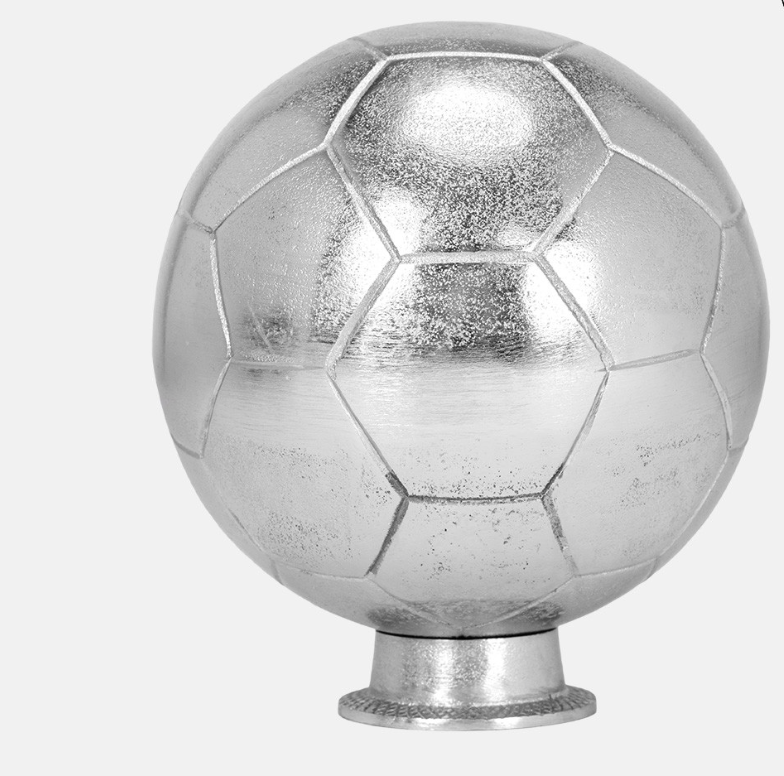 Soccer Ball Sculpture 10.5"h