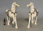 PAIR Chinese Tang Dyn Style Hore Statues 43x14x42"h