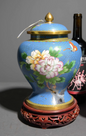 Cloisonne Urn 12"h