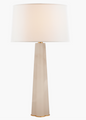 Adeline Lg Quatrefoil Alabaster Lamp 32"h