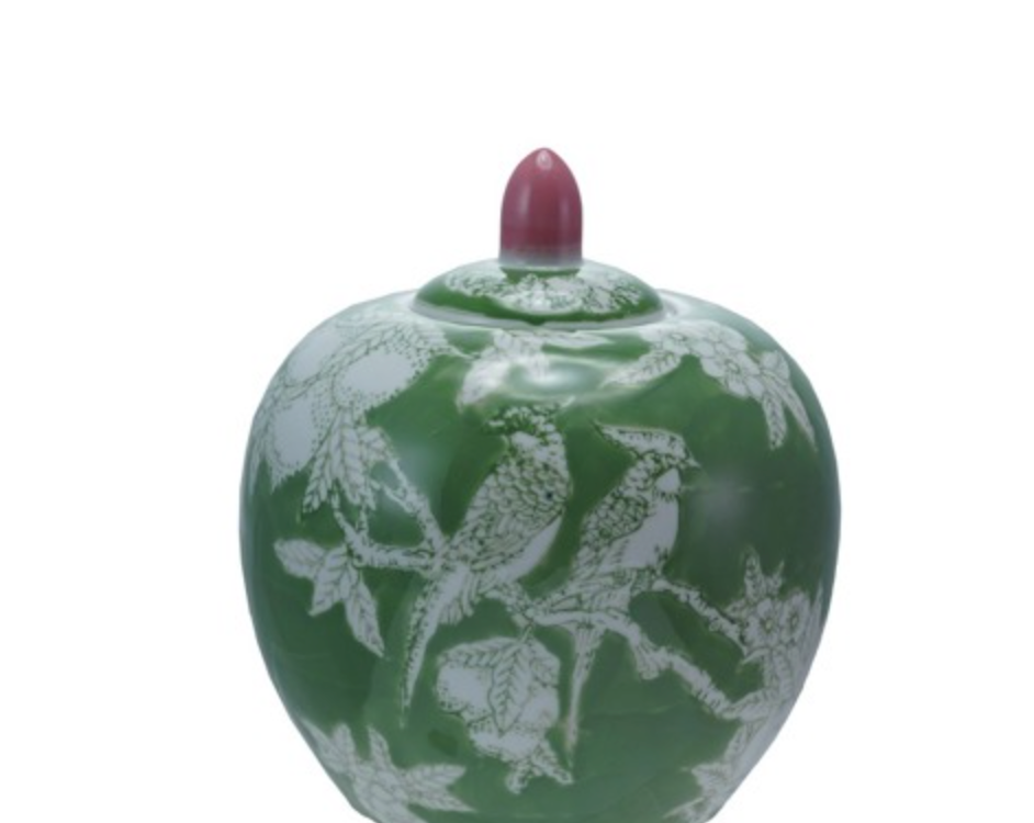 Ginger Jar with Birds