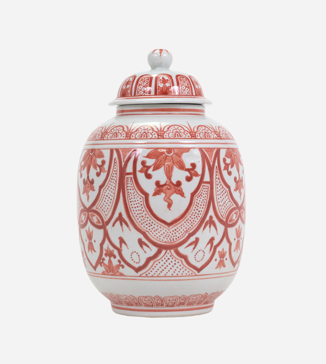 Cinnamon Egg Urn 9x13"h