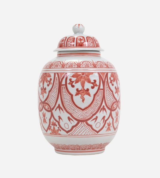Cinnamon Egg Urn 9x13"h