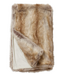 Faux Blonde Fox Throw 60x72"