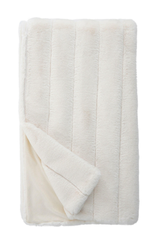 Posh Throw Ivory 60x72"