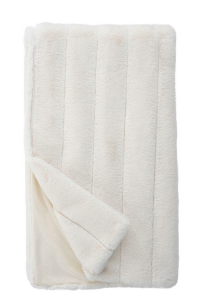 Posh Throw Ivory 60x72"
