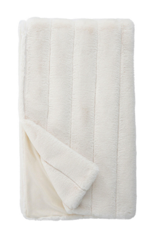 Posh Throw Ivory 60x72"