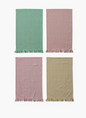 Ruffle Striped Tea Towel Asst.