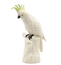 Cockatoo White and Green 11"h