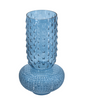 Blue Glass Vase 15"h