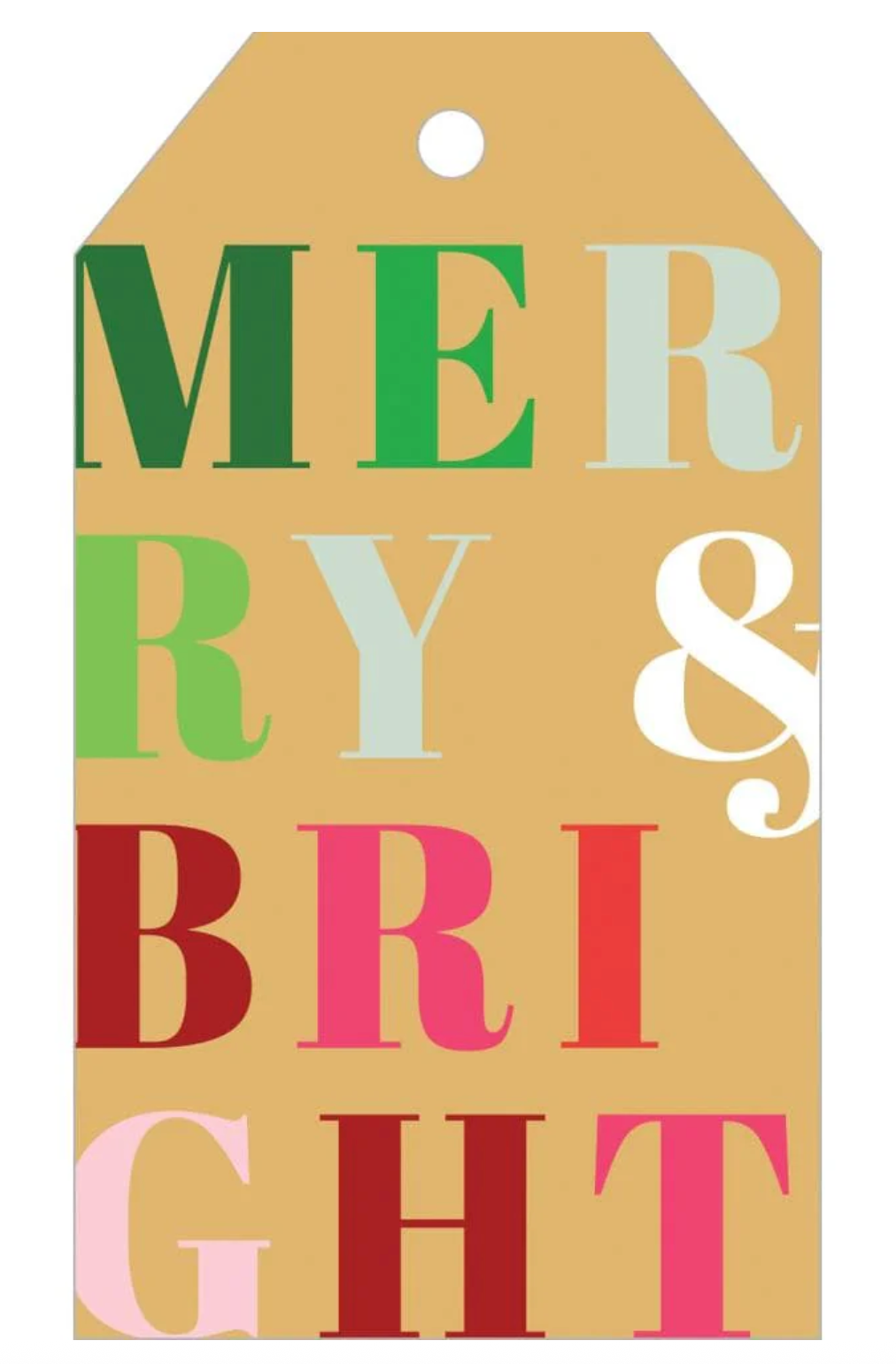 Merry & Bright Gift Tag Set/4