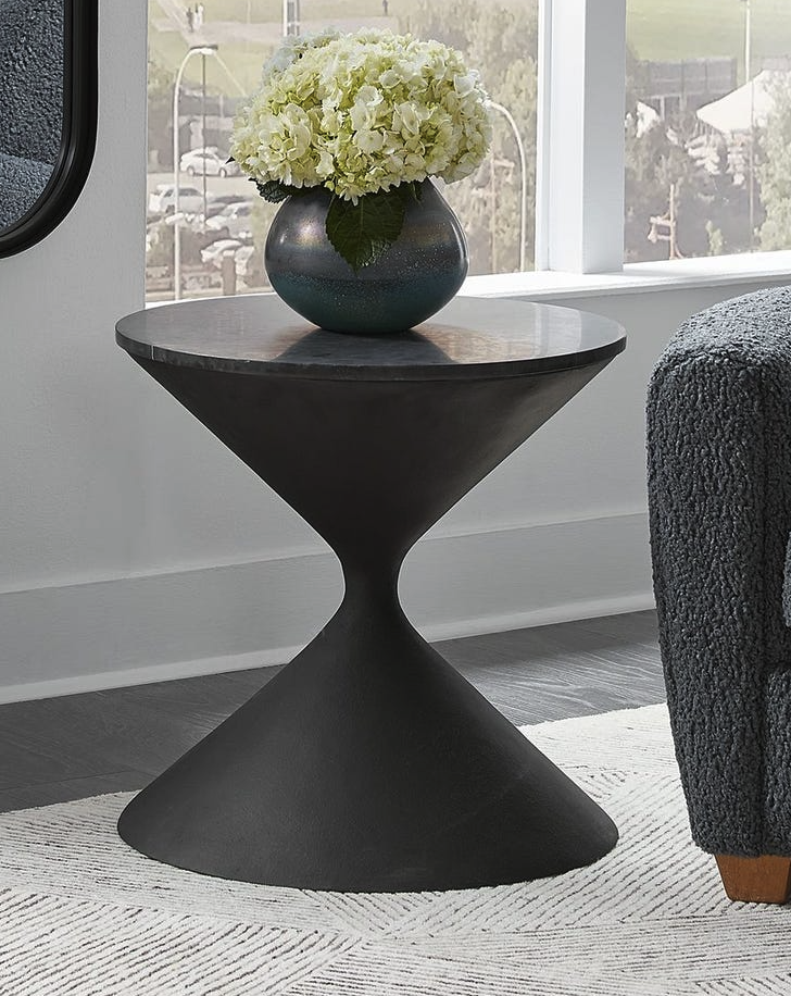 Time's Up Accent Table23x23x22"h